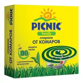 Спирали от комаров PICNIC Family, 10 шт