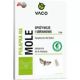 Ловушка VACO ЭКО для пищевой и платяной моли, 2 в 1, 2 шт