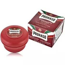 Sapun pentru ras PRORASO (banca) pentru barba aspra, 150 ml