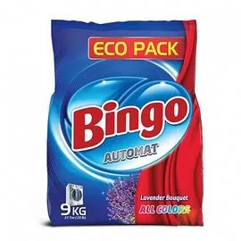 Praf de spalat BINGO All Colors, Lavanda, uscat, universal, spalare automata, 9 kg