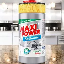 Средство для мытья посуды MAXI POWER Платинум, 1 л