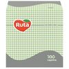 Салфетки кухонные RUTA, 1 слой, зелёные, 100 шт