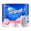 Туалетная бумага SELPAK Spa Talk Powder 3 слоя (ароматизированная) 4 рулона