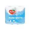 Hirtie igienica RUTA Pure White, 3 straturi, 4 role