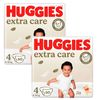 Set scutece pentru copii HUGGIES Extra Care №4, 8-16 kg, 60 buc.*2