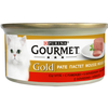 Hrana umeda pentru pisici Gourmet Gold, pate de vita, 85 g