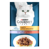 Hrana umeda pentru pisici Gourmet Perle Duo, cu vita si rata, 85 g