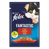 Влажный корм для кошек Felix Fantastic, говядина в желе, 85 г