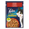 Влажный корм для кошек Felix Sensations Jellies, говядина и томаты в желе, 85 г
