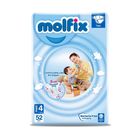 Scutece pentru copii MOLFIX №4 3D Maxi, 7-14 kg, 52 buc