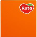 Servetele de bucatarie RUTA, 3 straturi, portocalii, 33 x 33 cm, 20 buc