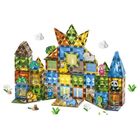 Set de constructie magnetic Magnetic Blocks Paradisul Animalelor, ZJA354931, 116 elemente, 2 image