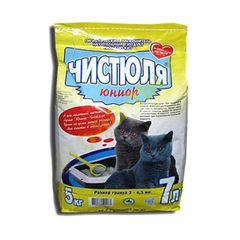 Asternut igienic ЧИСТЮЛЯ Junior pentru pisici 3 - 4,5 mm, 5 kg