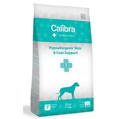 Корм Calibra VD Dog Hypoallergenic Skin & Coat Support, сухой, 12кг