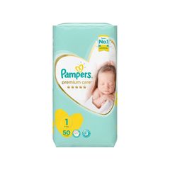 Подгузники для детей PAMPERS Premium Care New Baby № 1, 2-5 кг, 50 шт