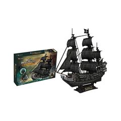 3D puzzle CUBICFUN Corabie de pirati - Razbunarea Reginei Anne, 328 elemente