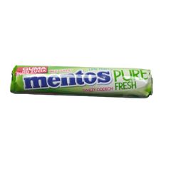 Guma de mestecat MENTOS Roll Pure Fresh lamaie verde, 15,5 g