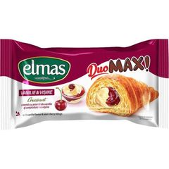 Croissant ELMAS Duo MAX, visine & vanilie, 80 gr