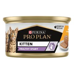 Корм влажный для кошек PRO PLAN Kitten (курица), 85 гр
