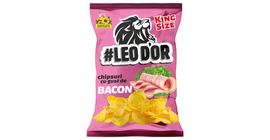 Chipsuri LEOD'OR, cu gust de bacon, 130 g