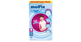 Chilotei pentru copii MOLFIX №5, 3D Junior, 12-17 kg, 44 buc
