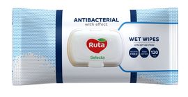 Влажные салфетки RUTA Selecta Антибактериальные 120 шт
