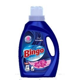 Стиральный порошок BINGO, жидкий, для цветных вещей, автоматическая стирка, 1.2 л