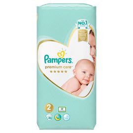 Scutece pentru copii PAMPERS VP Premium Care Mini №2, 4-8 kg, 46 buc
