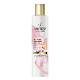 Шампунь для волос PANTENE Lift&Volume, безсульфатный, биотин и розовая вода, 225 мл