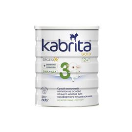 Amestec de lapte KABRITA 3 Gold, de la 12 luni, 0.8 kg