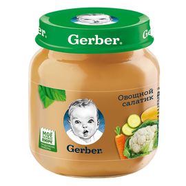 Овощное пюре Gerber® Овощной салатик 130 г