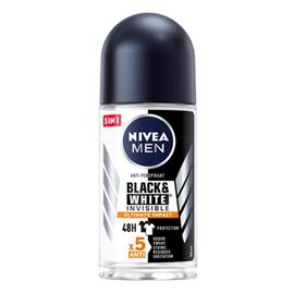 Antiperspirant roll-on NIVEA Ultimate Impact, alb-negru, pentru barbati, 50 ml