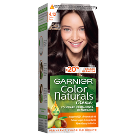 Крем-краска для волос GARNIER Color Naturals, 4.12 Холодный Шатен, +питательный бальзам, 112 мл