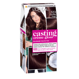 Краска для волос L'OREAL Casting Creme Gloss, 323 Черный Шоколад, 120 мл