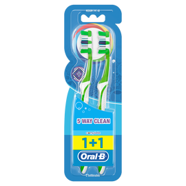 Зубная щетка ORAL-B, 5-способов чистки, 1+1 шт