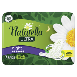 Absorbante igienice NATURELLA Ultra Night 7 picaturi, 7 buc