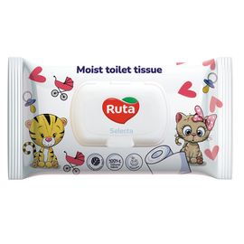 Туалетная бумага влажная RUTA Selecta, 40 шт