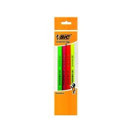 Set creioane simple BIC FLUO 4 buc