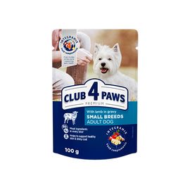 Hrana umeda CLUB 4 PAWS Premium cu miel în sos pentru câini de rase mici de la 1 an pana la 6 ani 100 gr