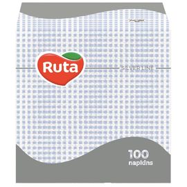 Салфетки кухонные RUTA, 1 слой, голубые, 100 шт