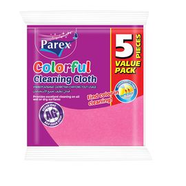 Салфетки разноцветные PAREX, универсальные, 5 шт