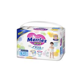 Трусики для детей MERRIES Size L, 9-14 кг, 27 шт