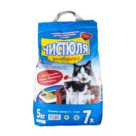 Asternut igienic ЧИСТЮЛЯ Universal pentru pisici 2 - 3 mm, 5 kg