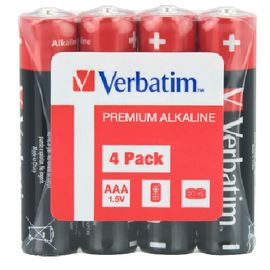 Baterii alcaline AAA Verbatim (Pack Shrink) 4 buc