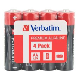 Baterii alcaline AA Verbatim 4 buc (Pack Shrink)