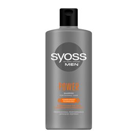 Шампунь для волос SYOSS MEN POWER, с кофеином, 440 мл