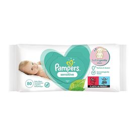 Servetele umede pentru copii PAMPERS Baby Sensitive, 80 buc