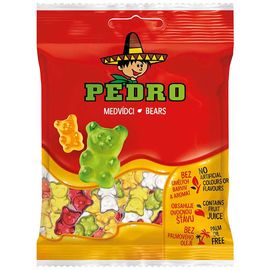 Жевательные конфеты PEDRO, медвежата, 80 гр
