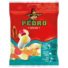 Жевательные конфеты PEDRO, супер микс, 80 гр