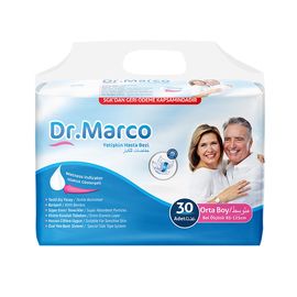 Scutece pentru adulti DR.MARCO, Mediu N3, 30 buc
